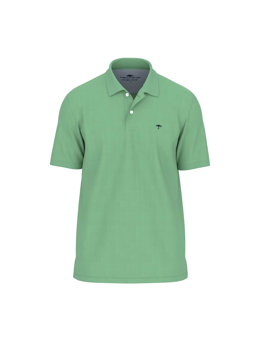 Fynch-Hatton Premium Cotton Basic Polo Turf Green 