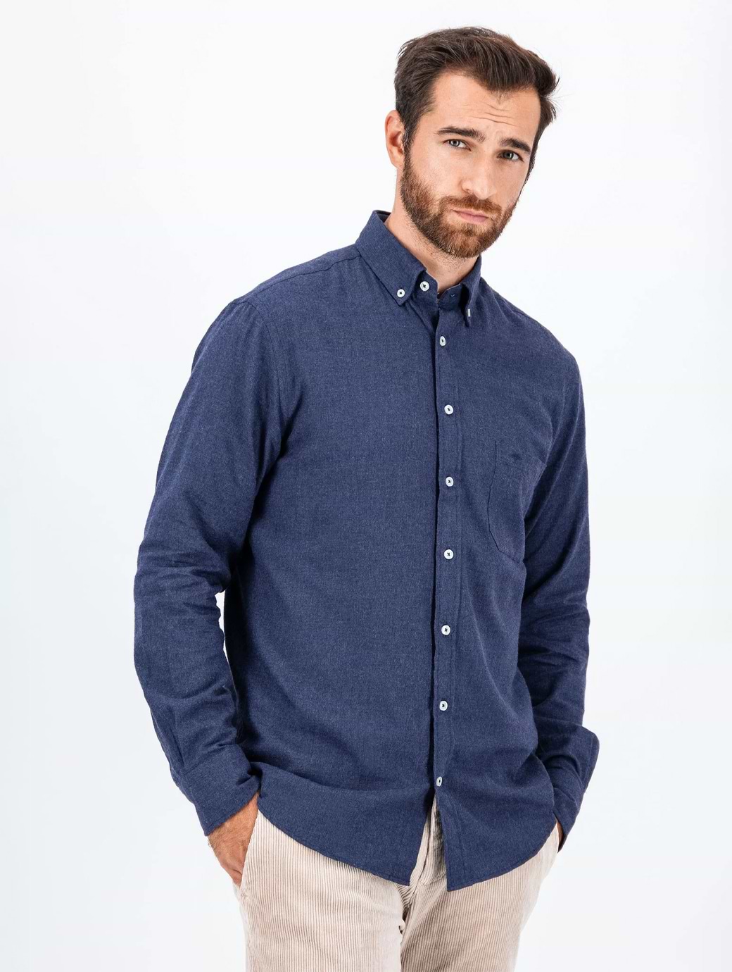 Fynch-Hatton Premium Flannel Navy