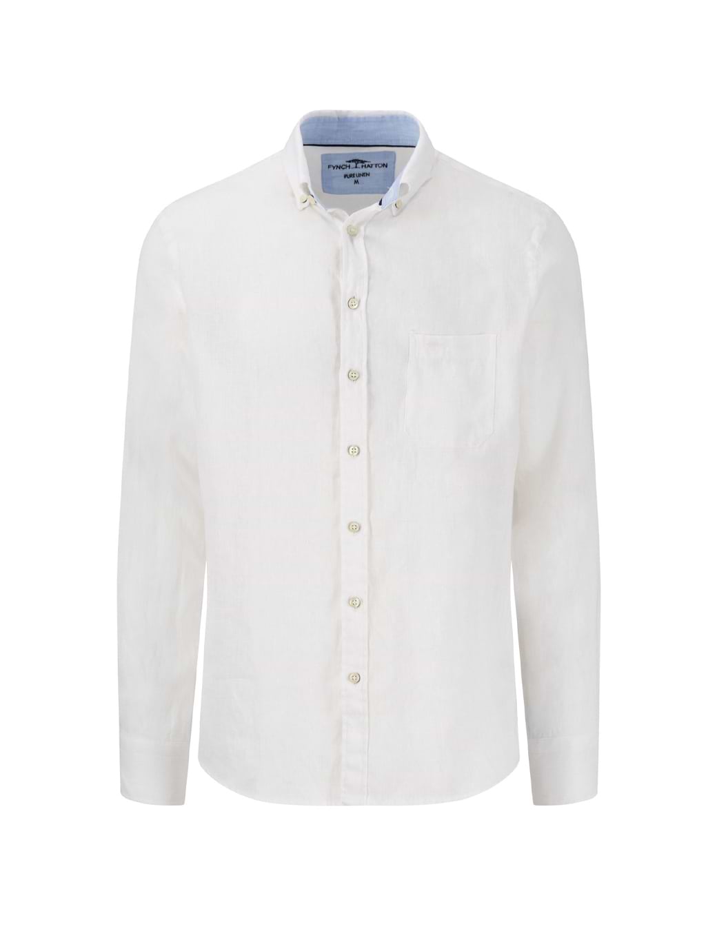 Fynch-Hatton Premium Linen Shirt White 