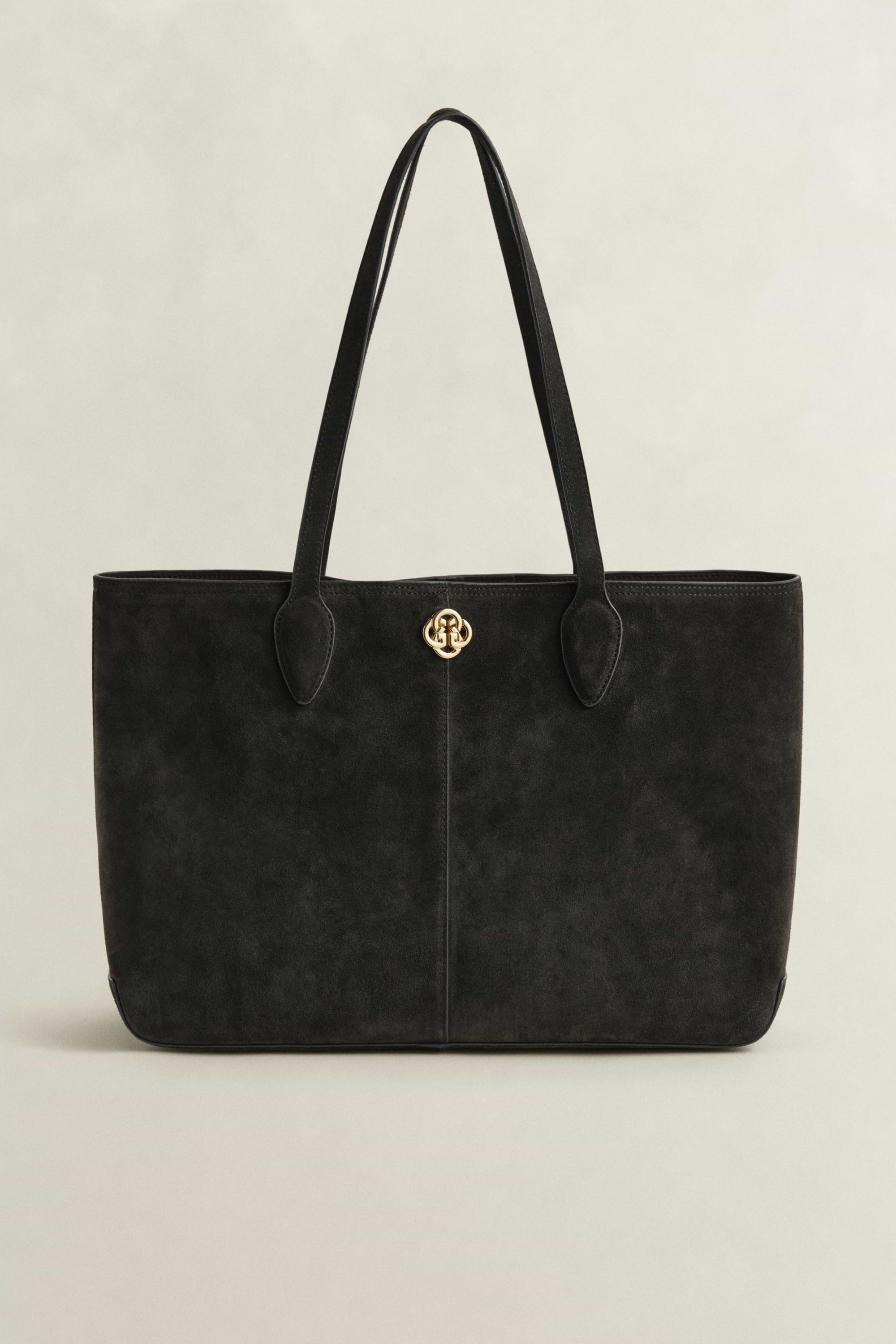 Gant Women's Suede Tote Bag Deep Brown