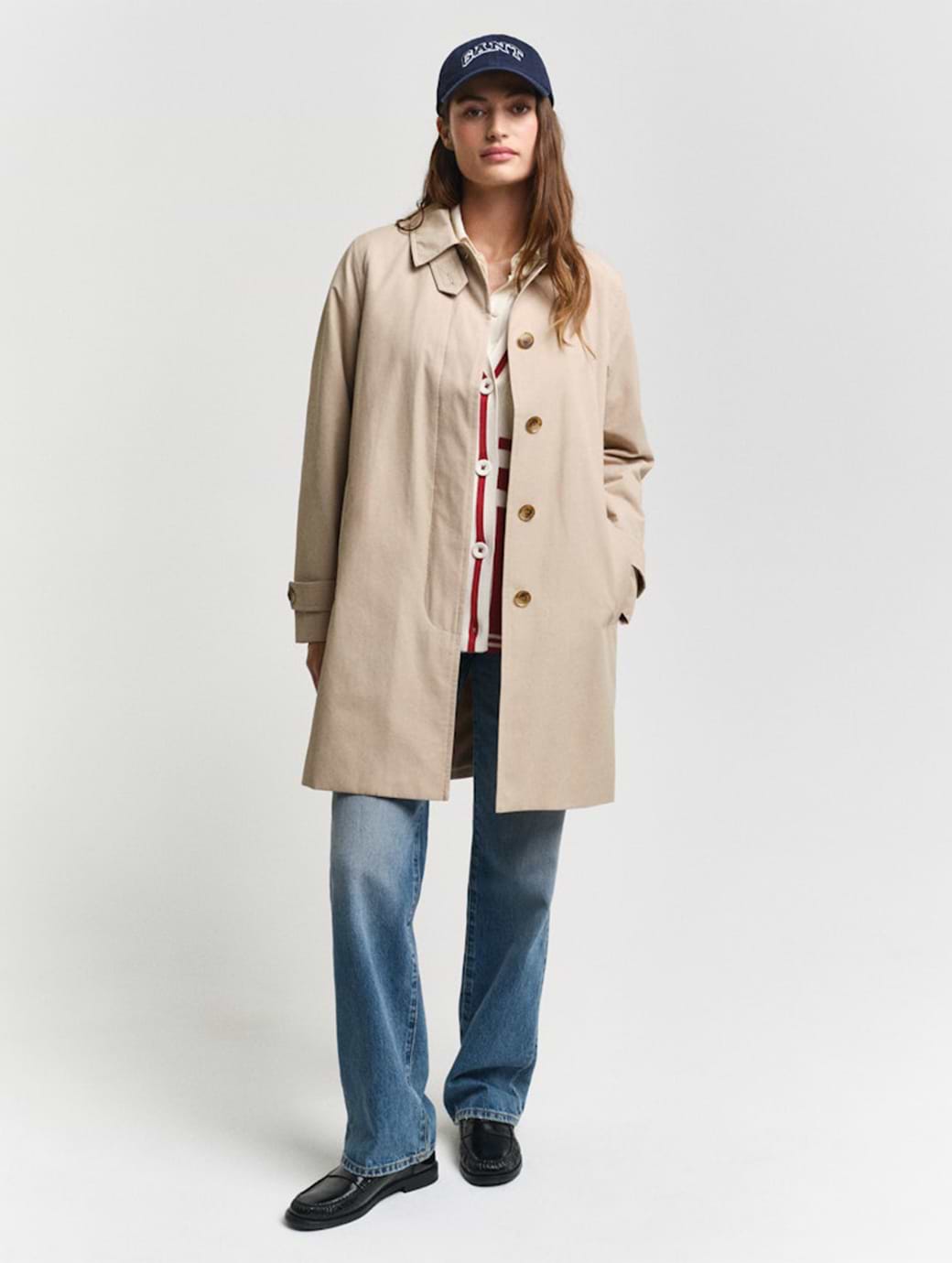 Gant Women's Car Coat Dry Sand
