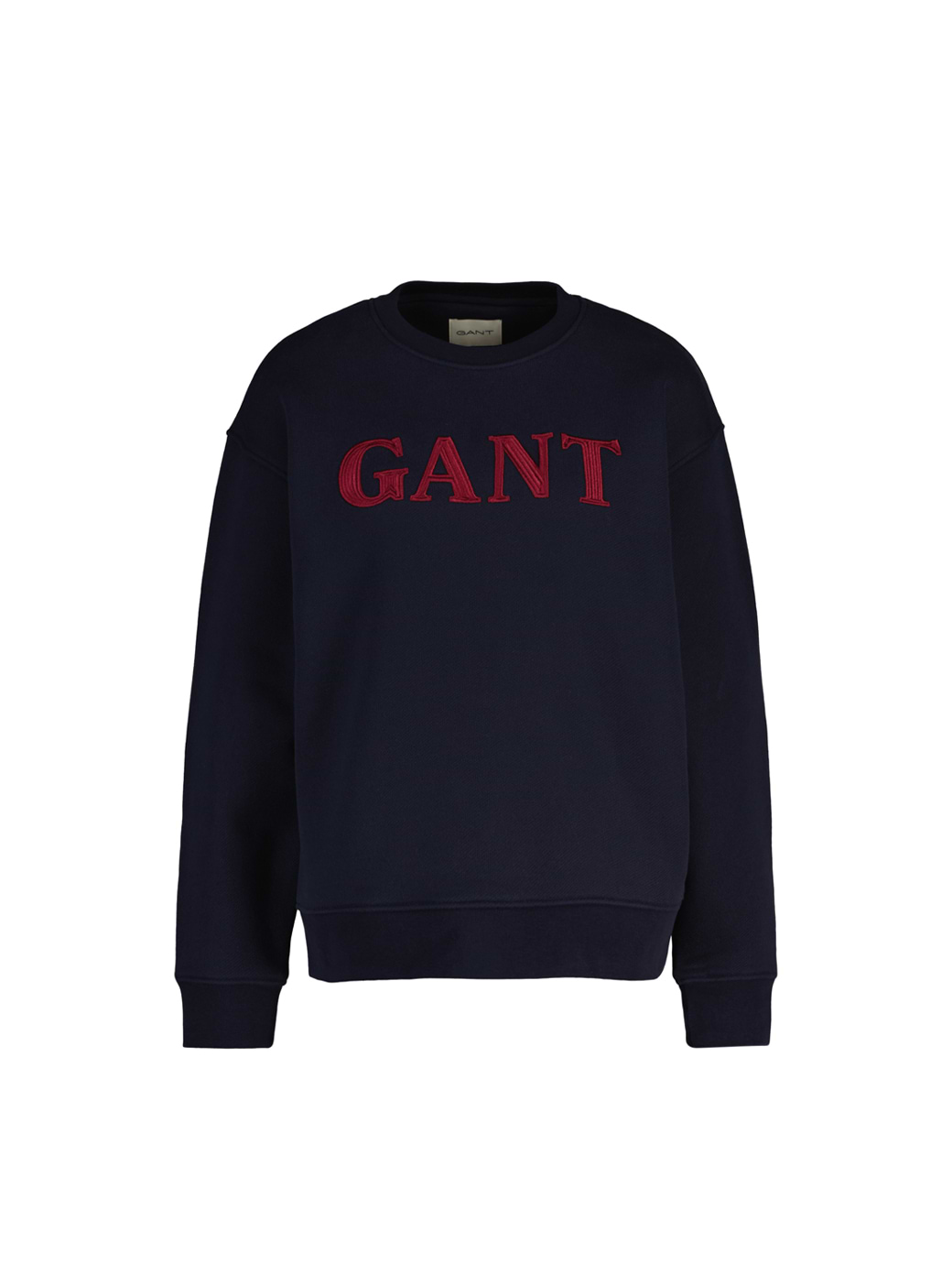 Gant Women's Graphic Crew Neck Sweatshirt Evening Blue