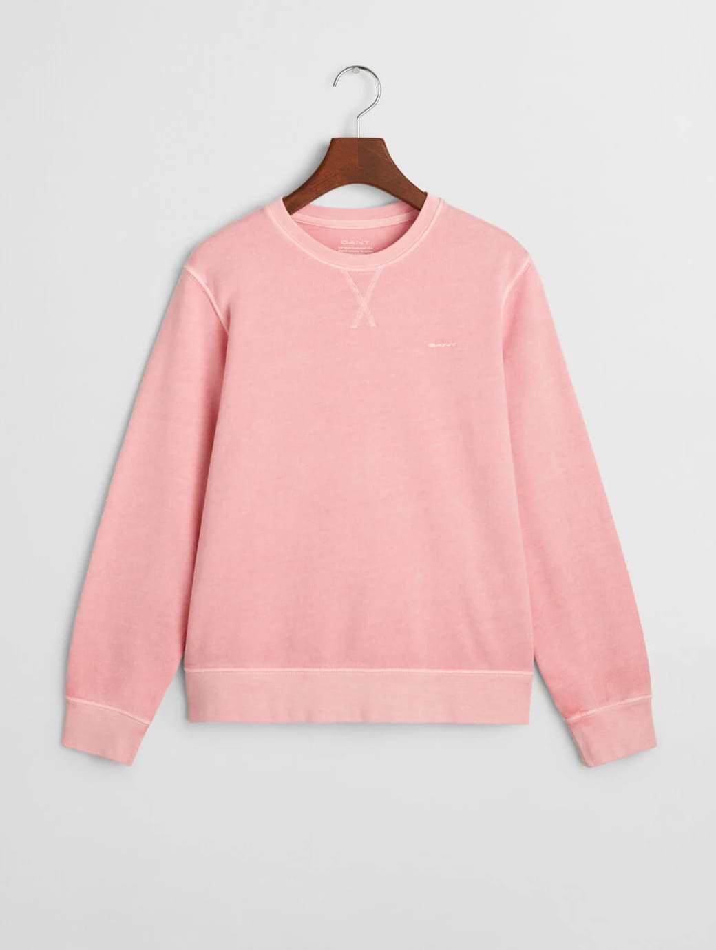 Gant Women's Sunfaded C-Neck Sweat Geranium Pink