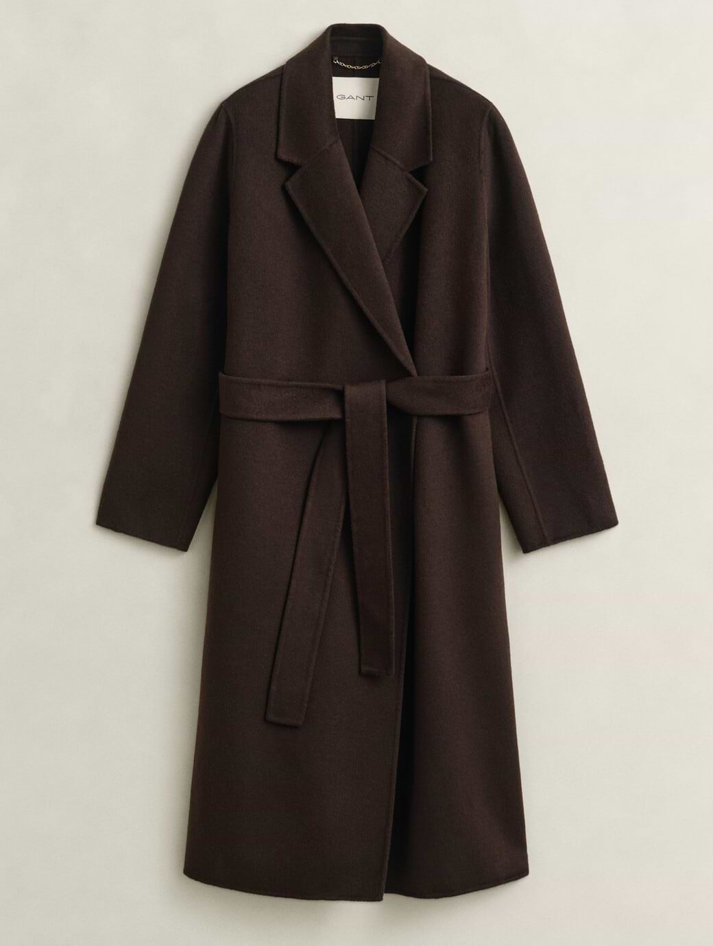 Gant Women's Handstitched Belted Coat Brown