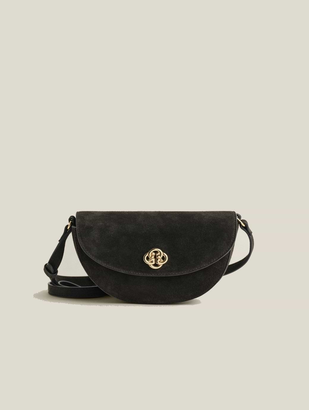 Gant Women's Suede Shoulder Bag Deep Brown