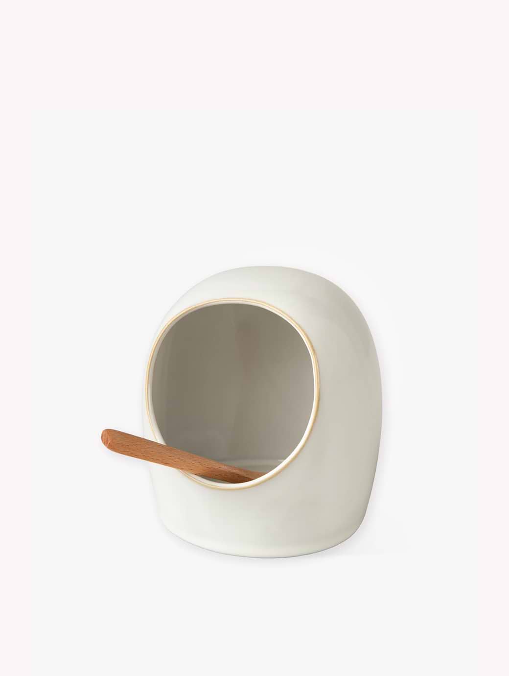 Garden Trading Ithaca Salt Cellar White