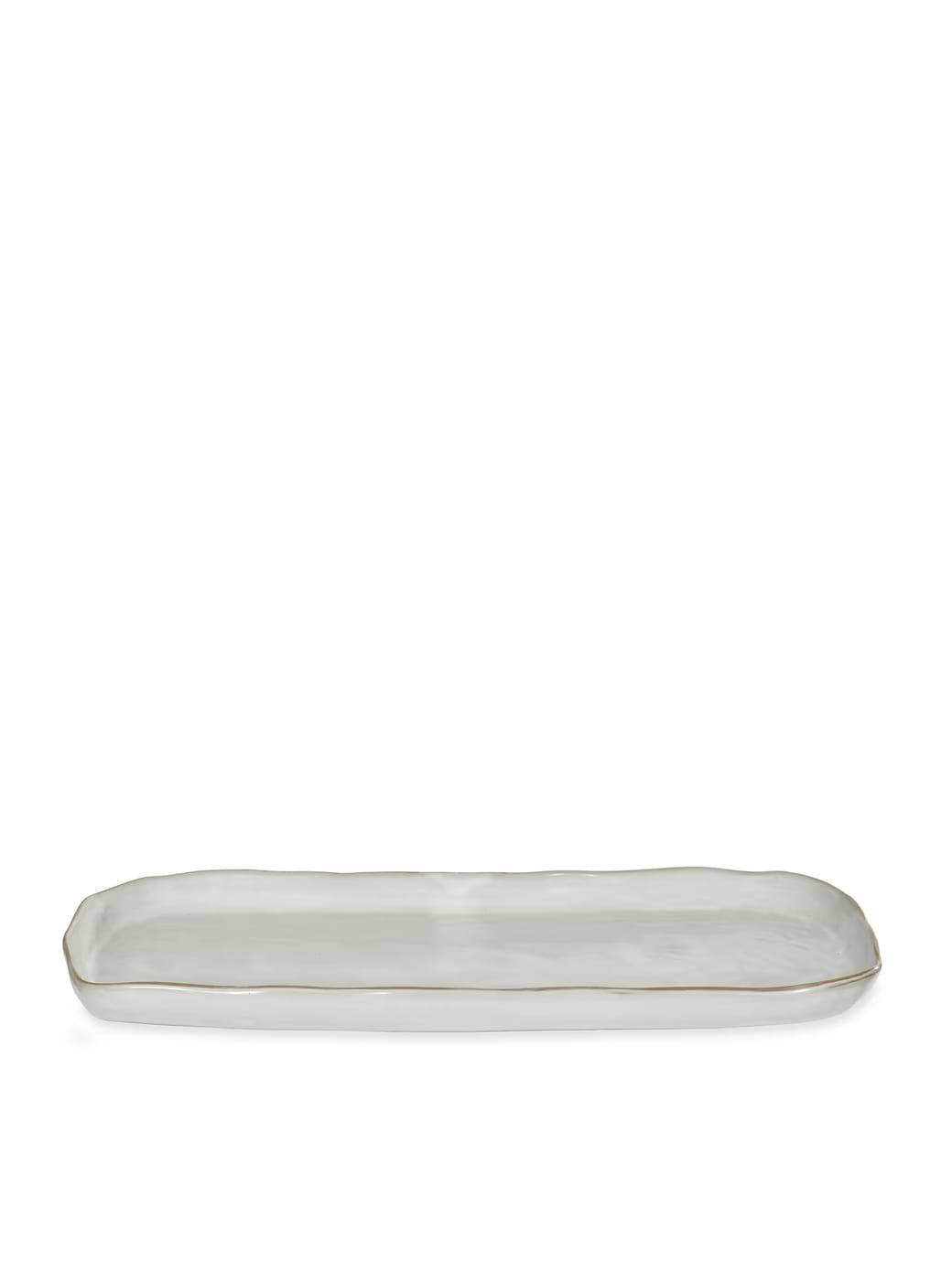 Garden Trading Ithaca Serving Tray White