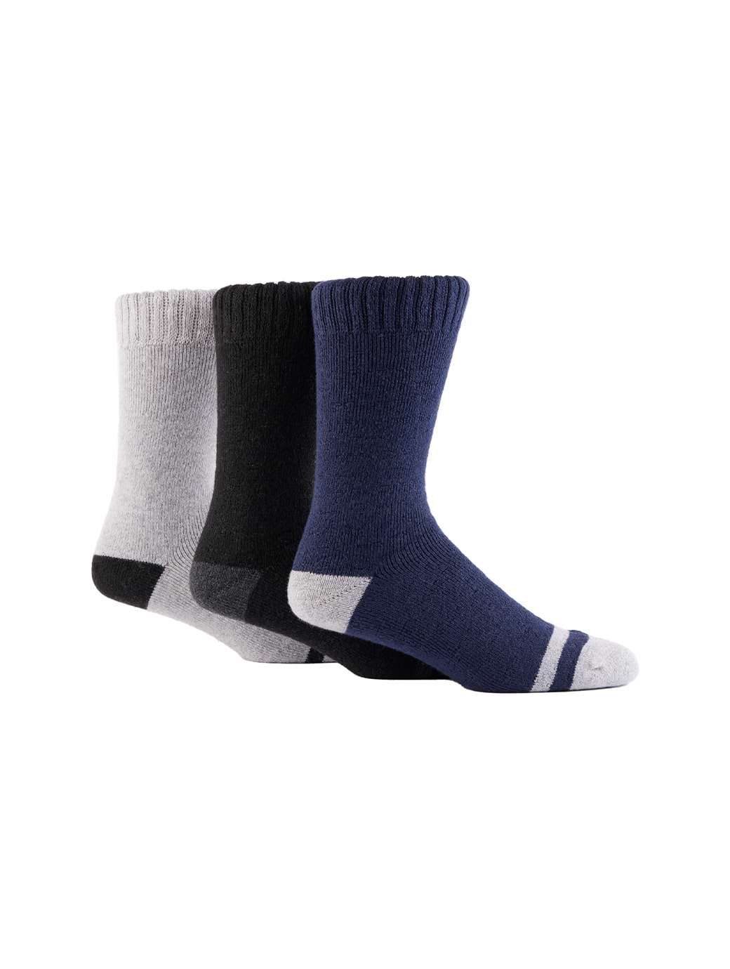 Glenmuir 3-Pack Cushioned Boot Navy/Black/Light Grey