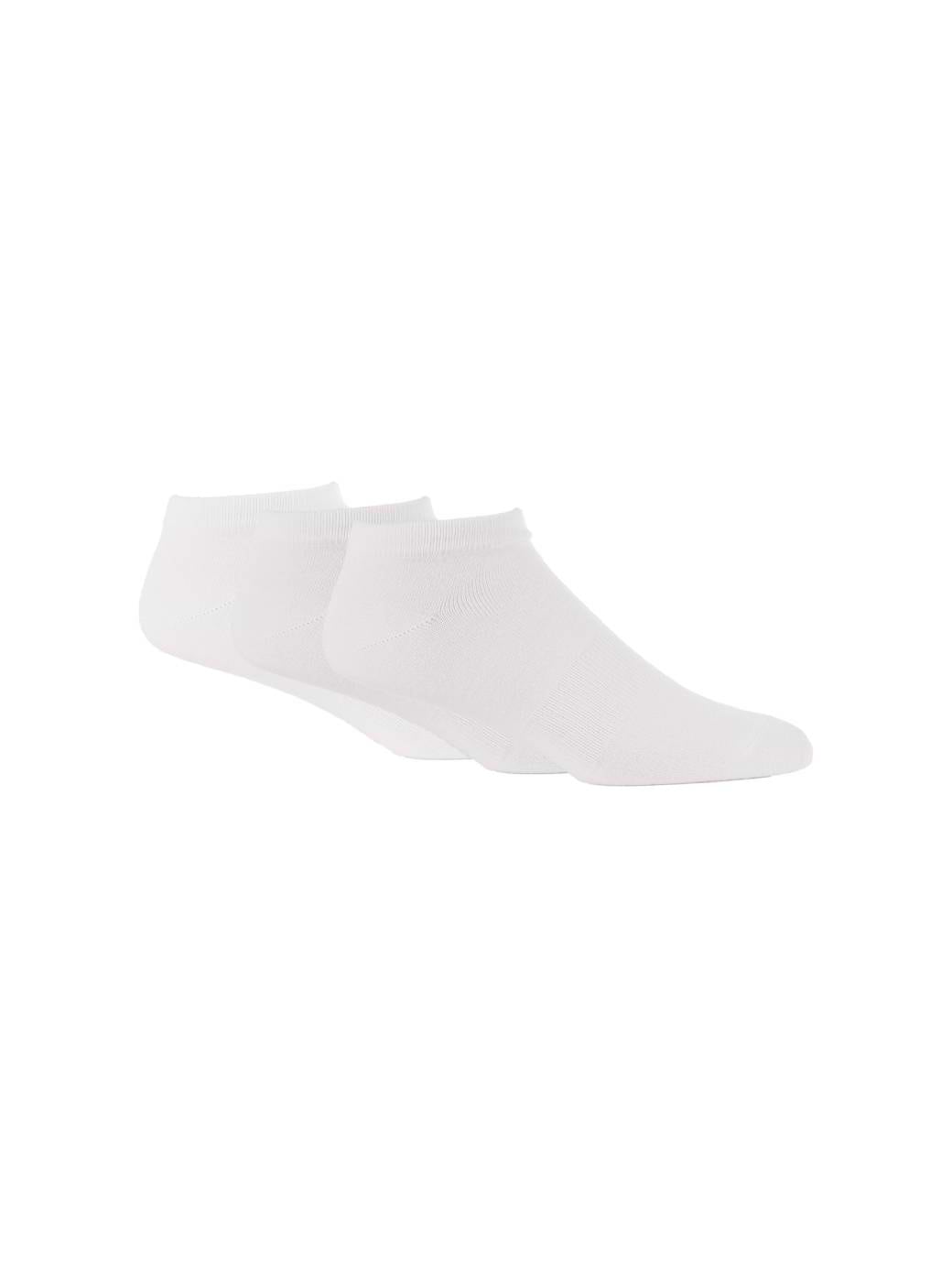 Glenmuir Men's 3-Pack Trainer Sock with Arch Support White