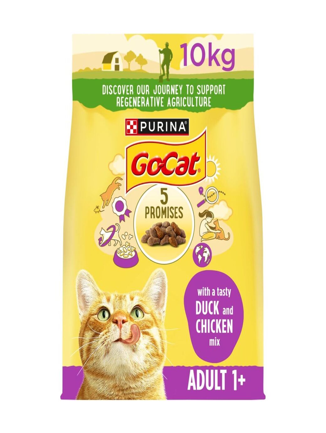Go-Cat Adult Cat Food with Chicken and duck 10kg