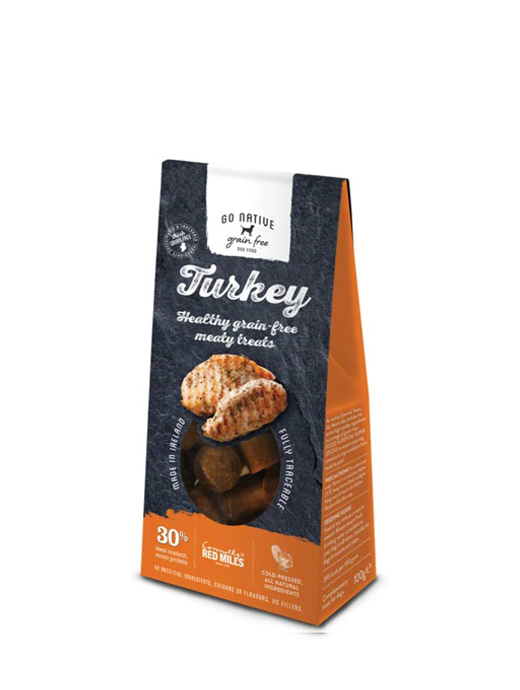 Go Native Dog Treats With Turkey 100g