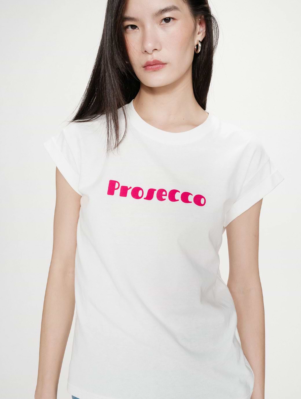 Grace & Mila Women's Vico Printed Message T-shirt Pink
