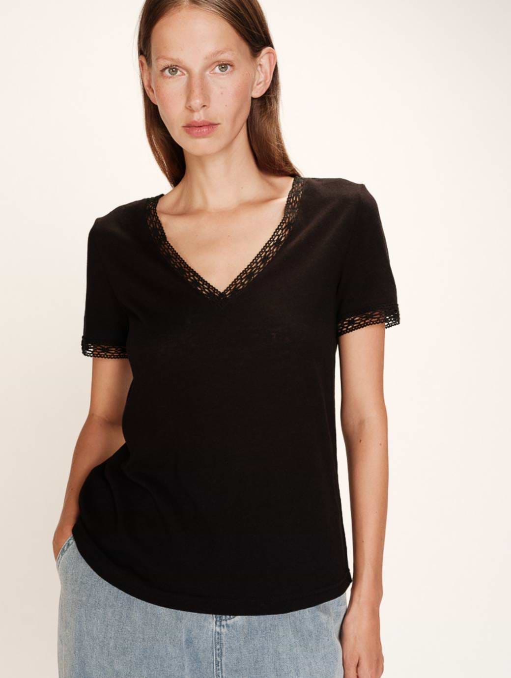 Grace & Mila Women's Rome T-Shirt Black