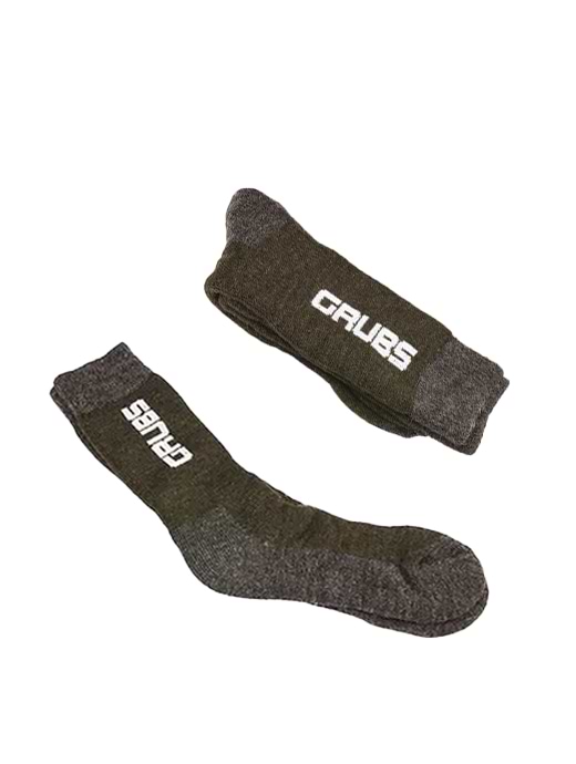 Grubs Unisex Socks Olive