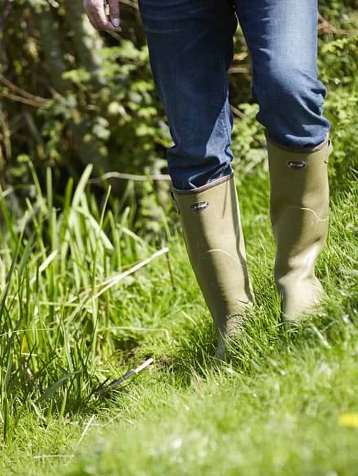 Gumleaf Unisex Royal Zip Gumboot Olive Green