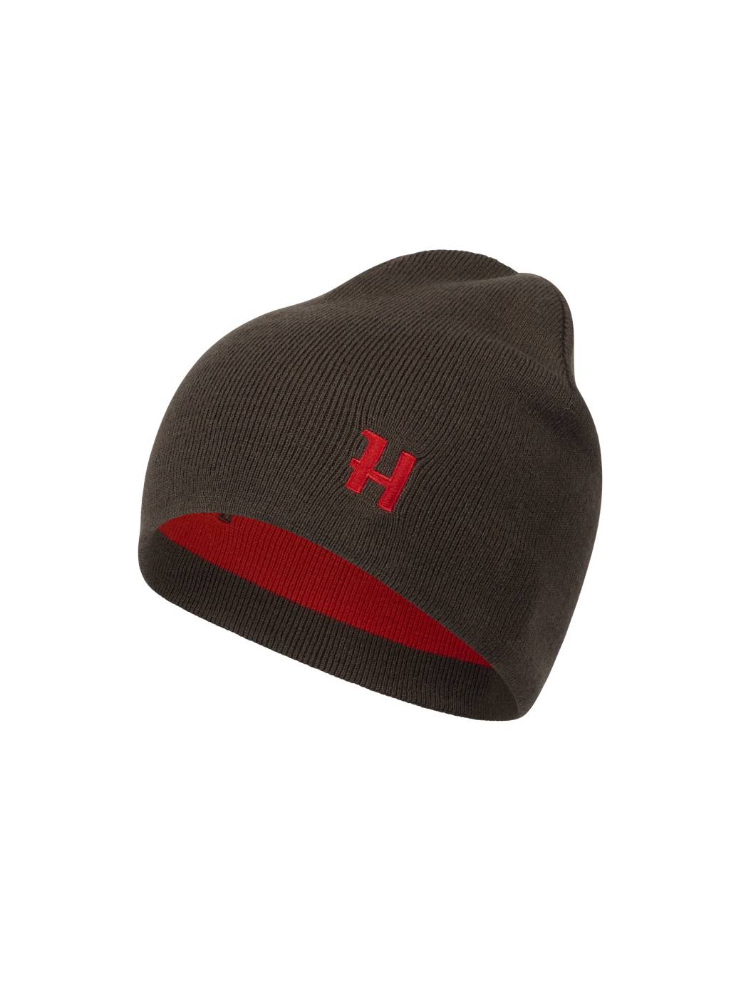 Härkila Aspire Reversible Beanie Shadow Brown/Red