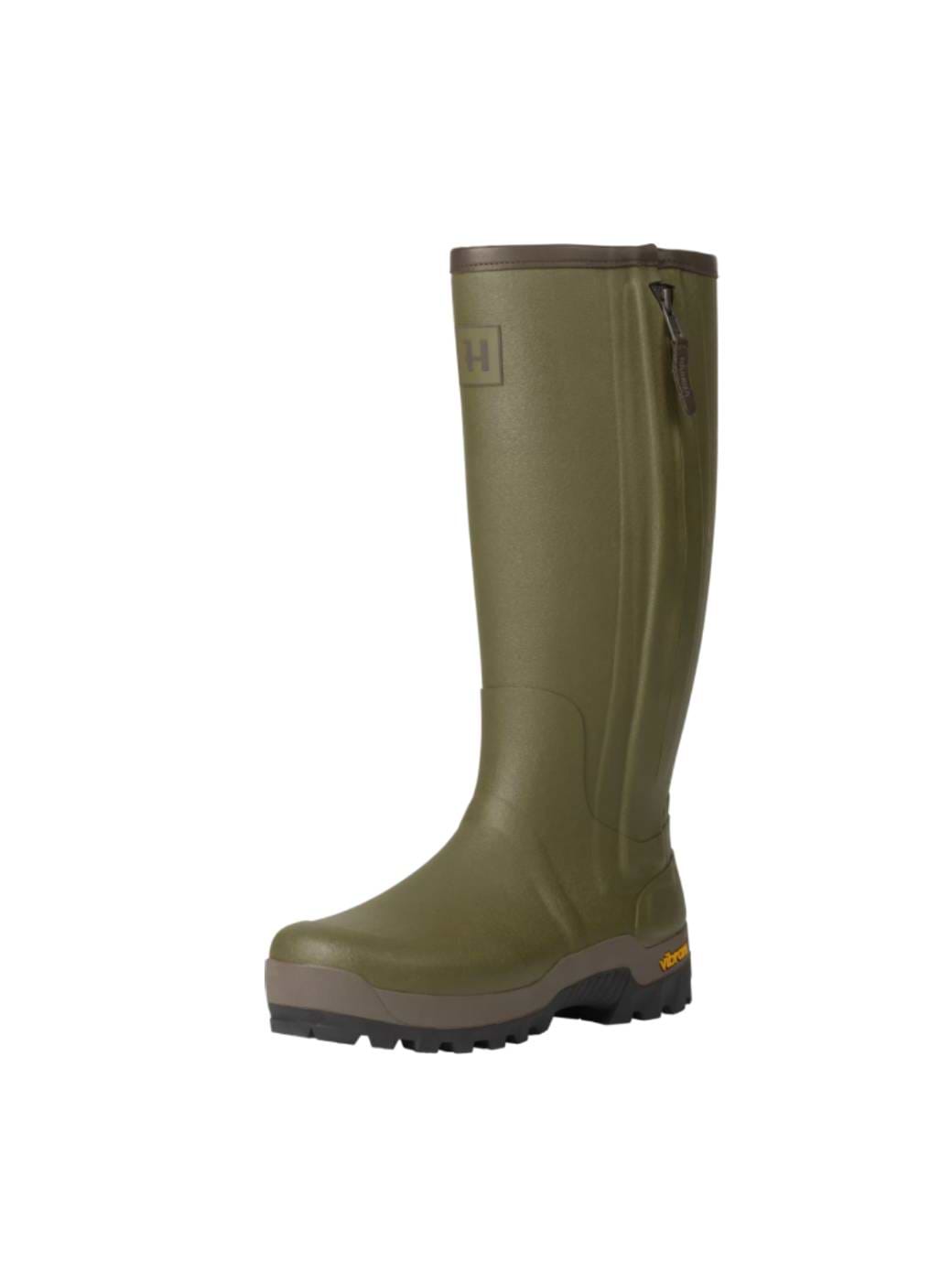 Härkila Men's Forester Zip Rubber Boot Dark Olive