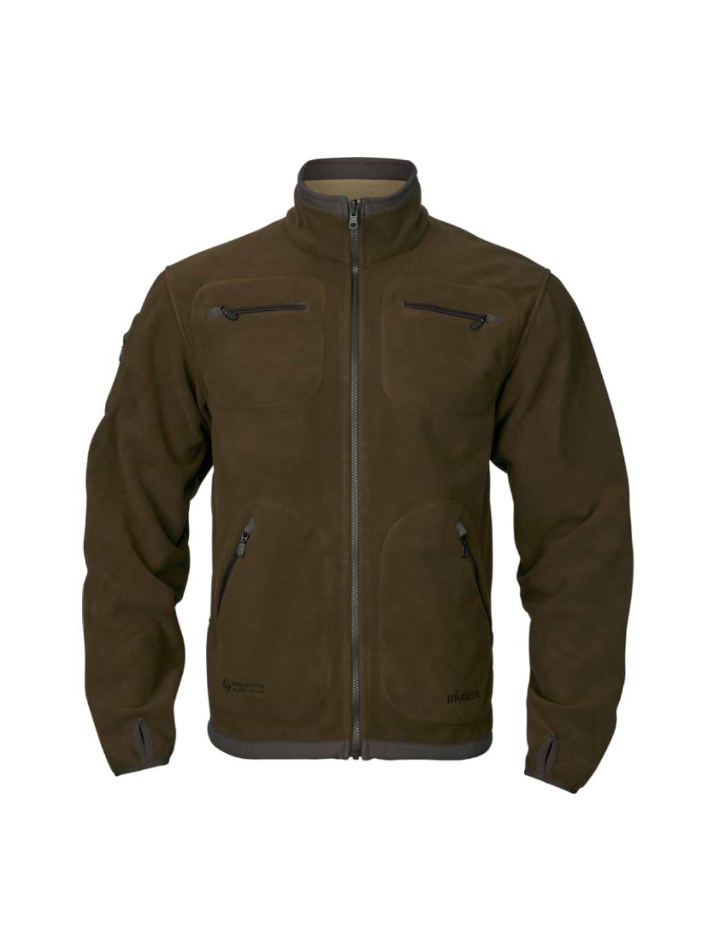 Härkila Men's Kamko Fleece Dark Antique Bronze/Willow Green