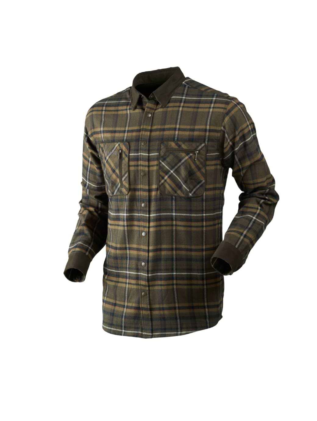 Härkila Men's Pajala Shirt Willow Green Check