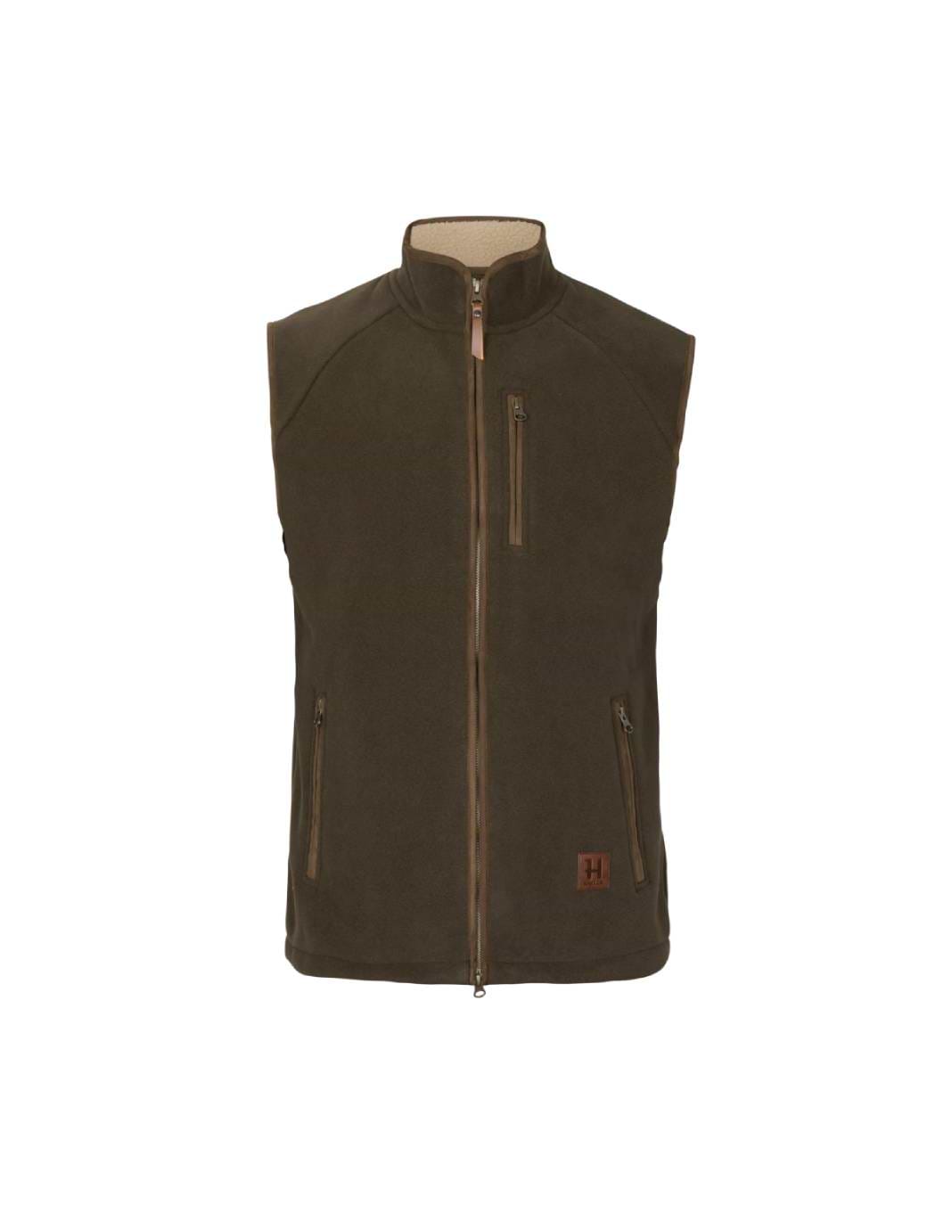 Härkila Men's Sandhem Sherpa Fleece Waistcoat Willow Green