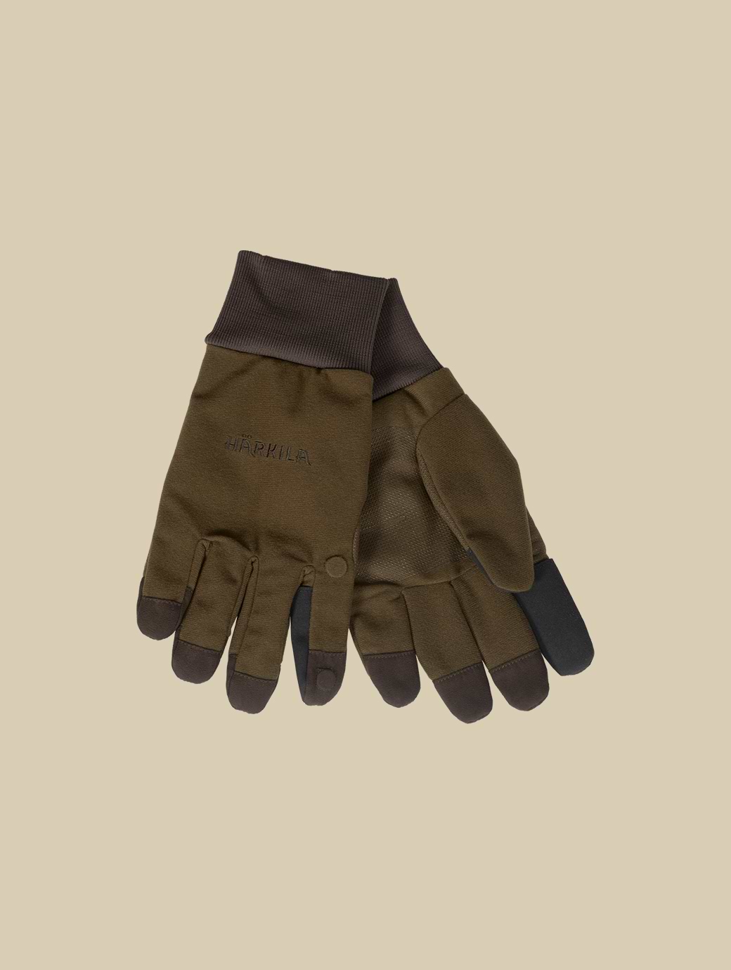 Härkila Retrieve HWS Gloves Dark Warm Olive