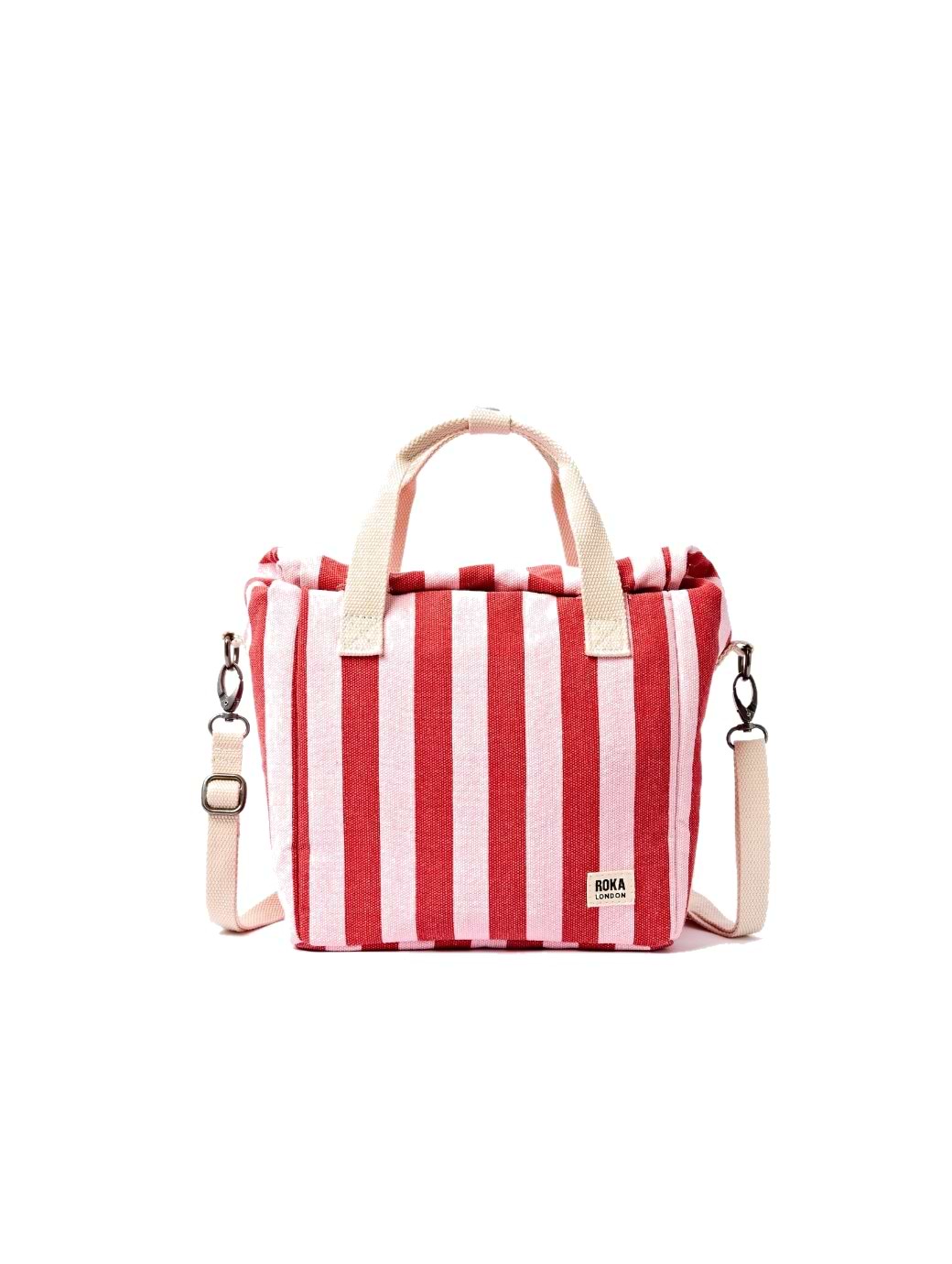 Roka London Hampstead Lunch Bag Strawberry Stripe