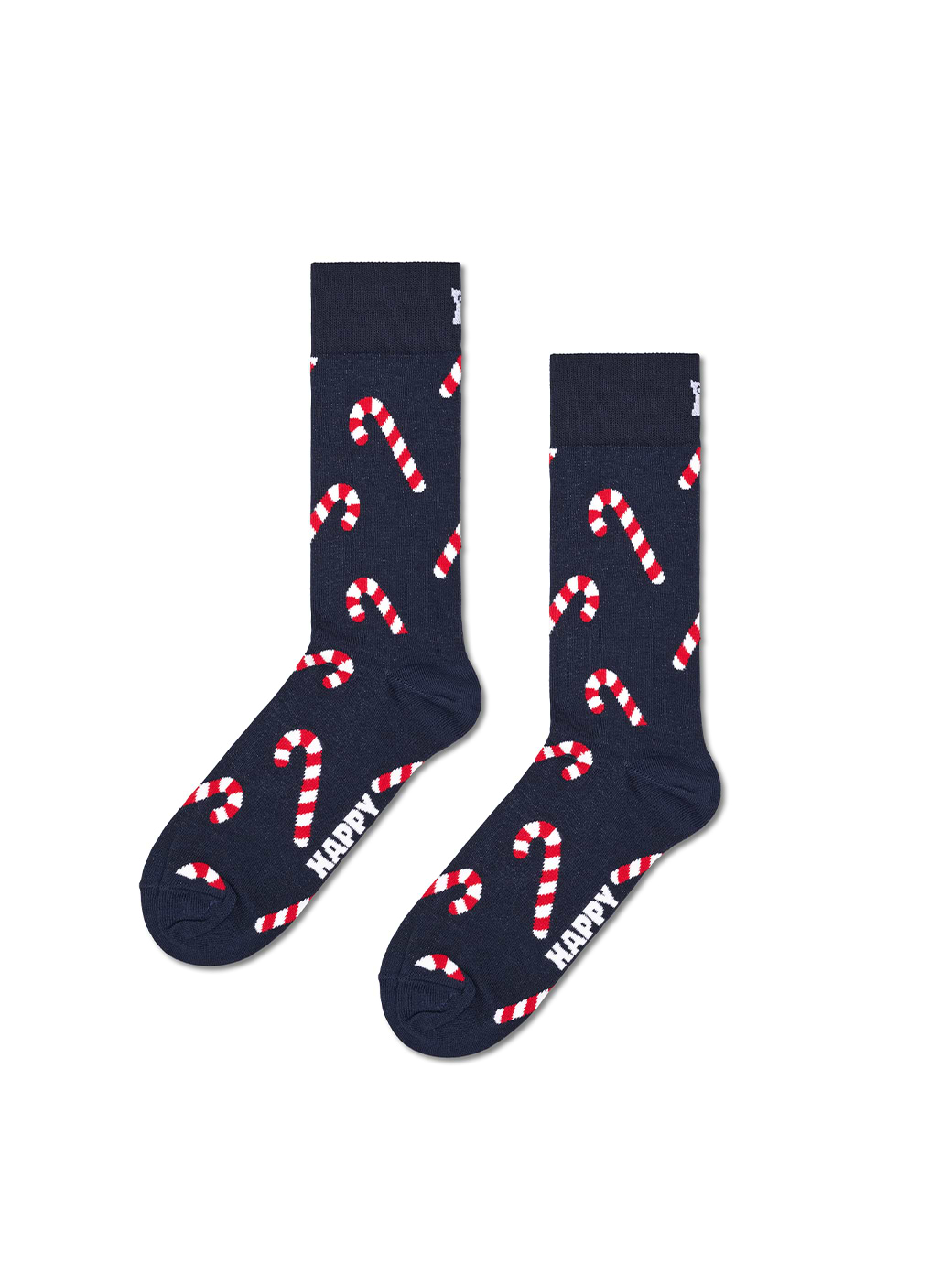 Happy Socks Candy Cane Sock Navy