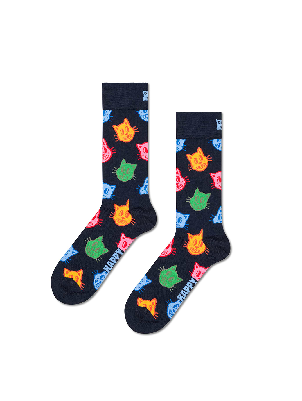 Happy Socks Cat Sock Navy