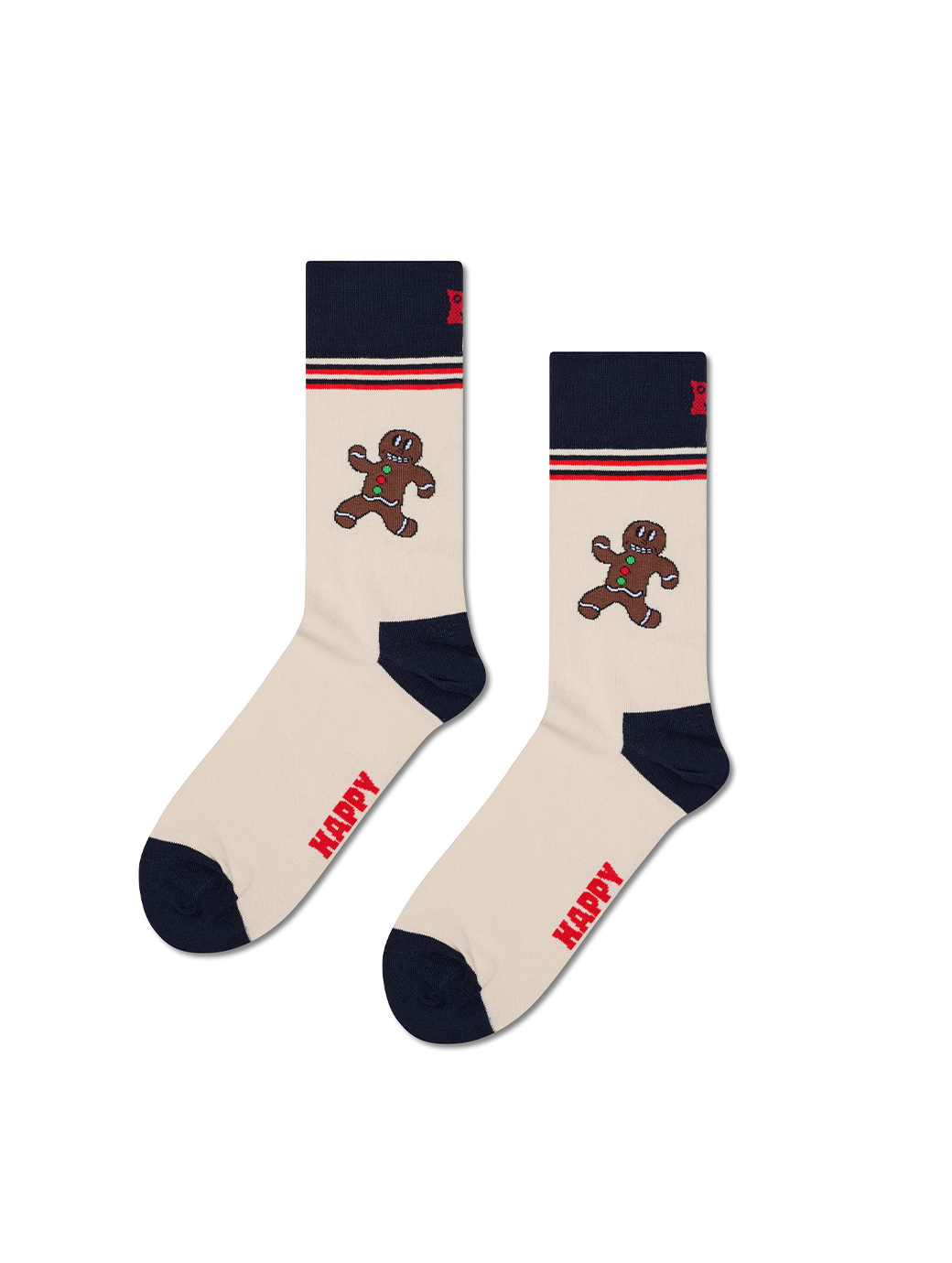 Happy Socks Happy Gingerbread Sock Beige