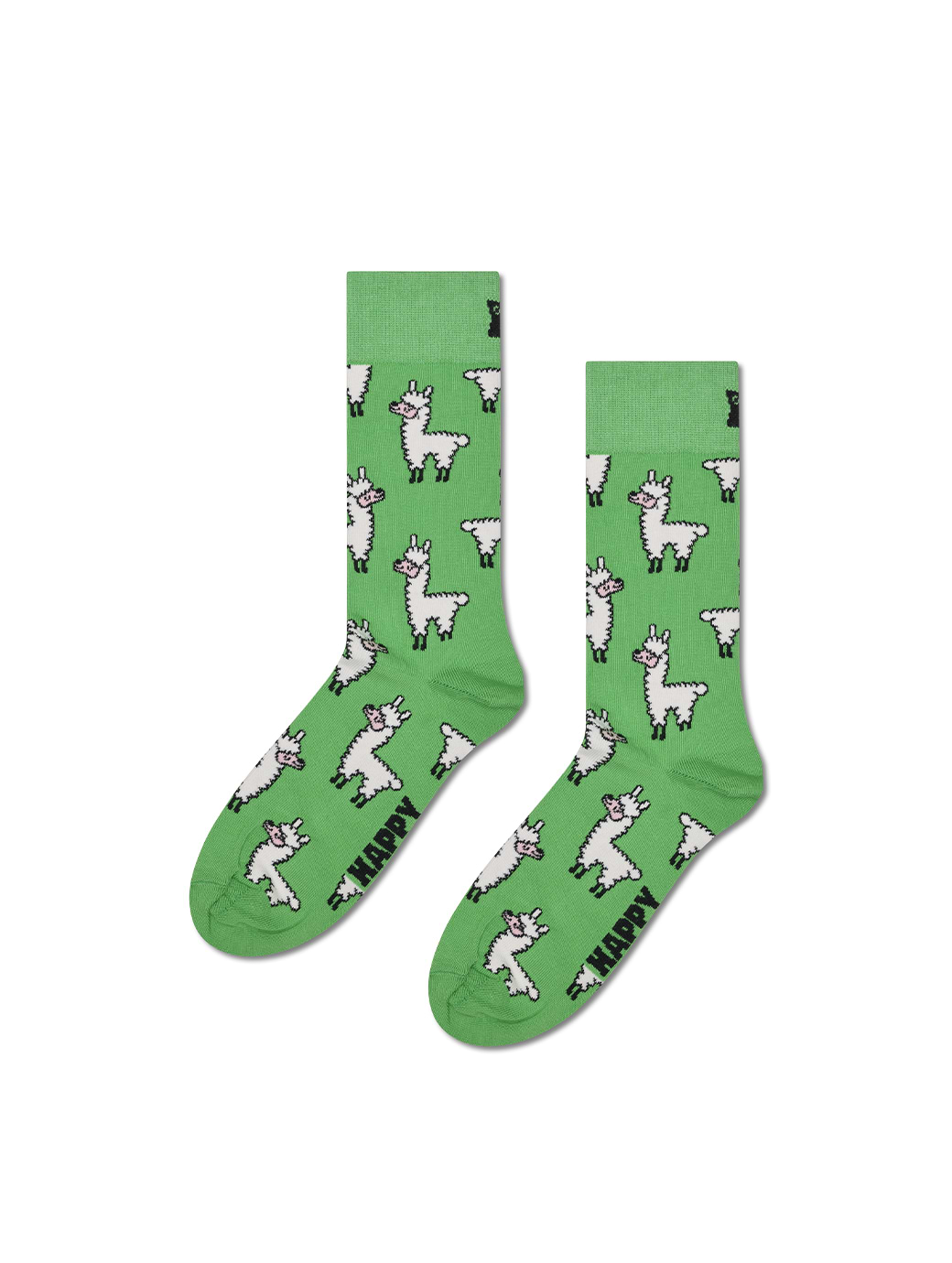 Happy Socks Llama Sock Green