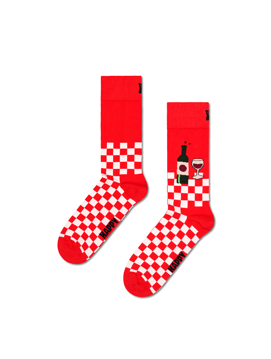 Happy Socks Wine And Dine Sock Red