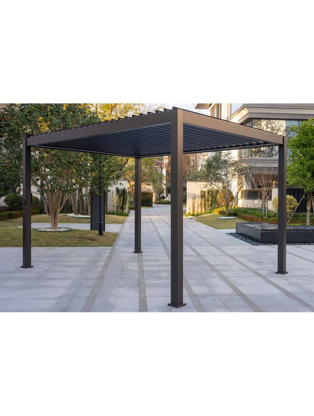 Hartman 3x3 Square Como Pergola Matt Xerix