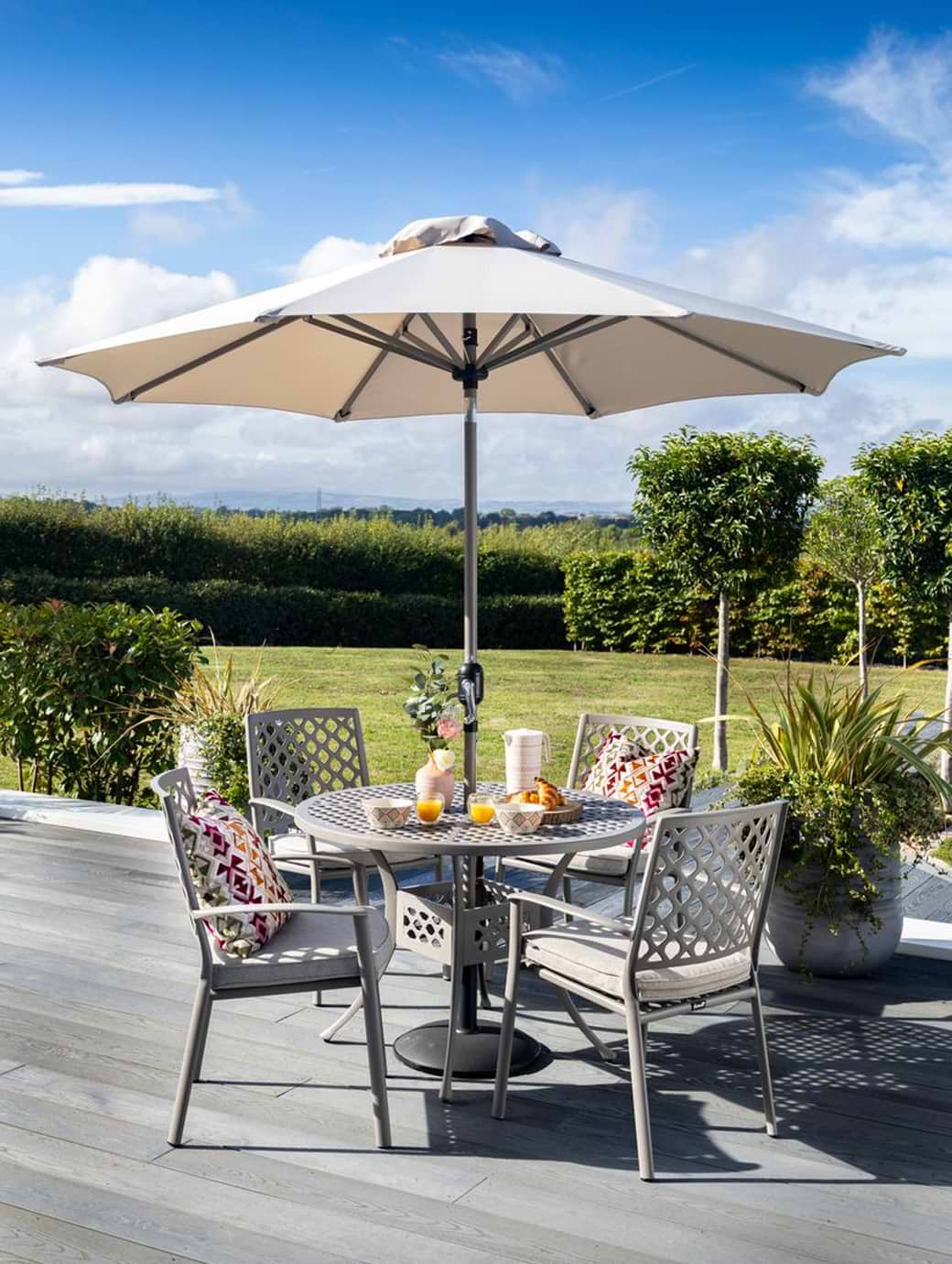 Hartman Avebury 4 Seat Round Set Crimini