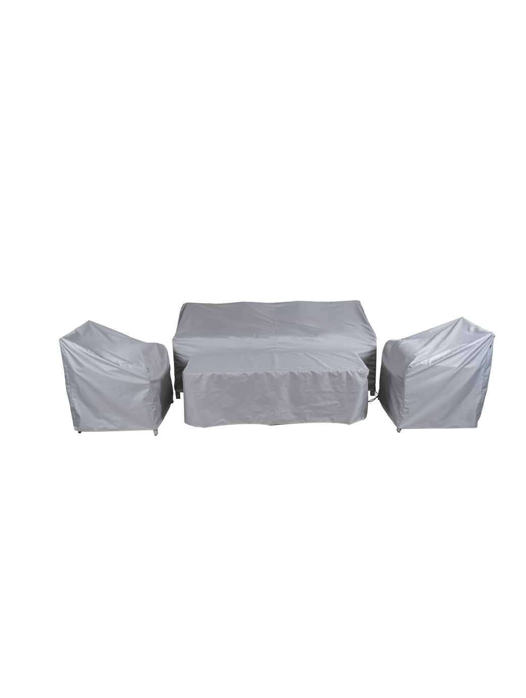 Hartman Buxton 3 Seat Lounge Set Cover Grey