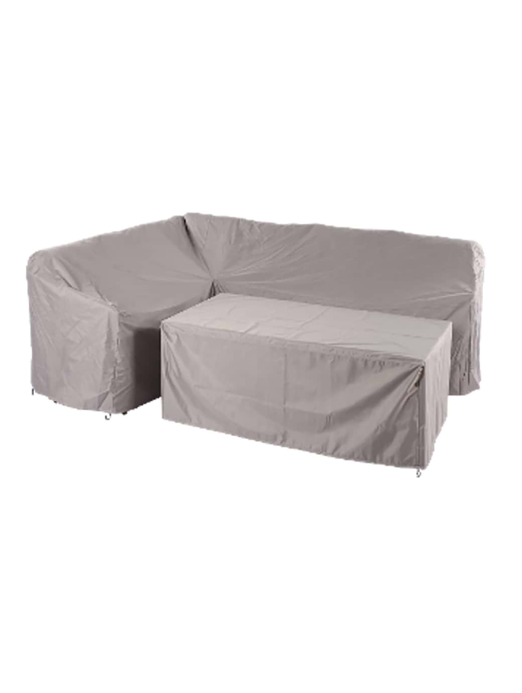 Hartman Eton Grand Rectangular Casual Dining Set Covers (No Stools) Grey