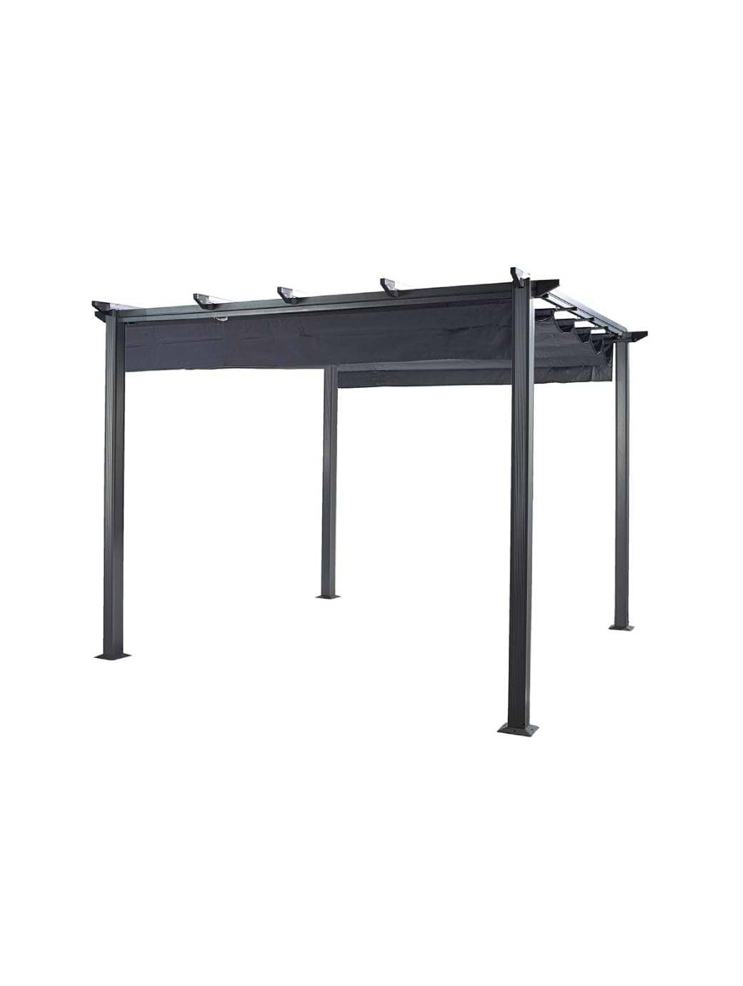 Hartman Monza 3m x 3m Pergola Textured Grey 