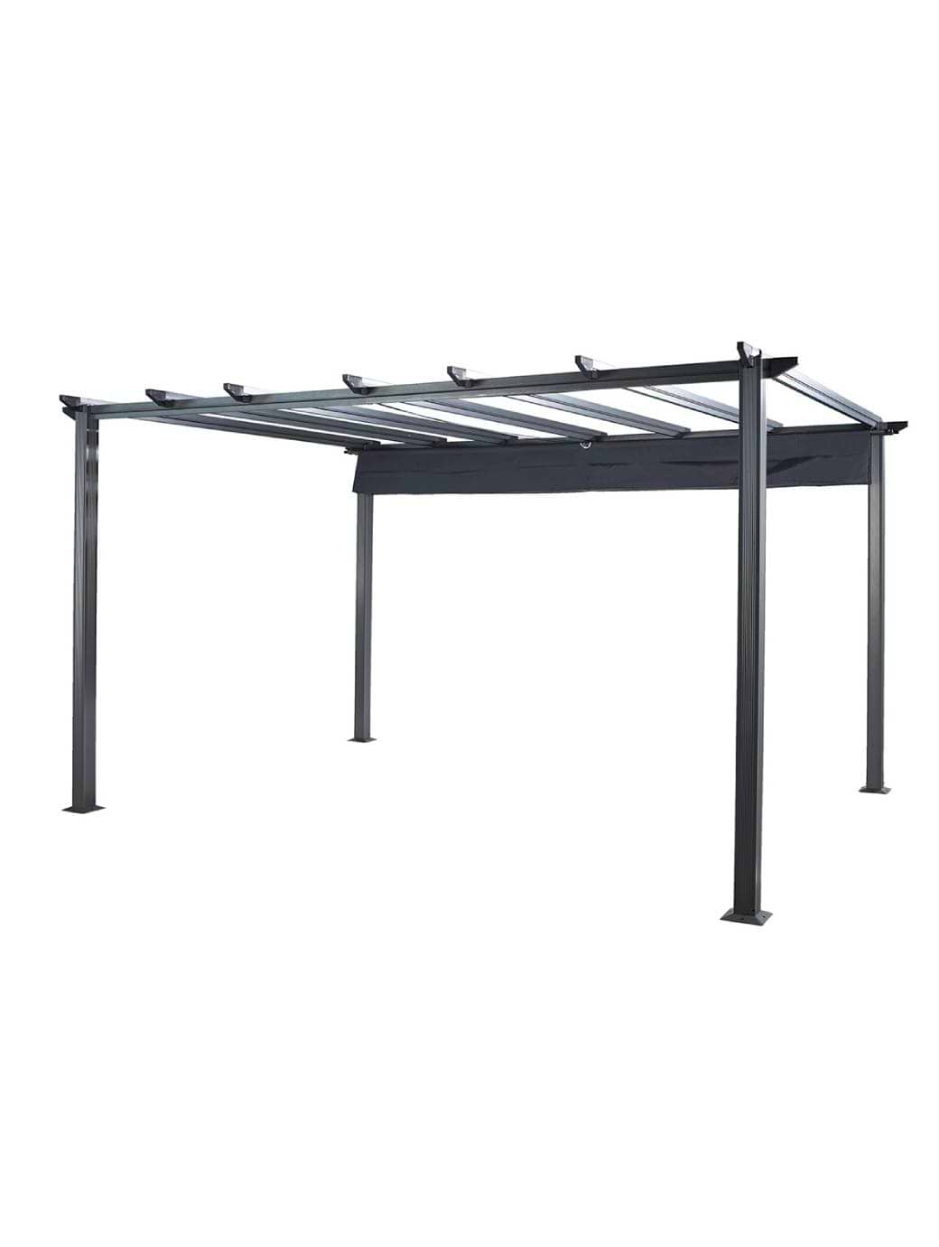 Hartman Monza 4m x 3m Pergola Textured Grey  