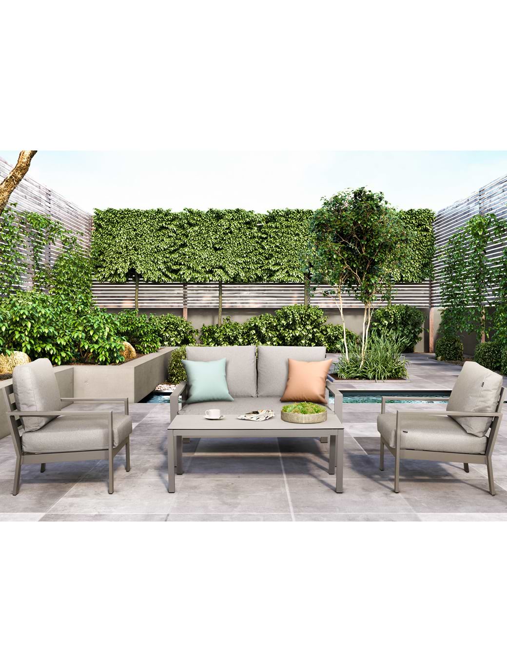 Hartman Rio 2 Seat Casual Lounge Set Taupe