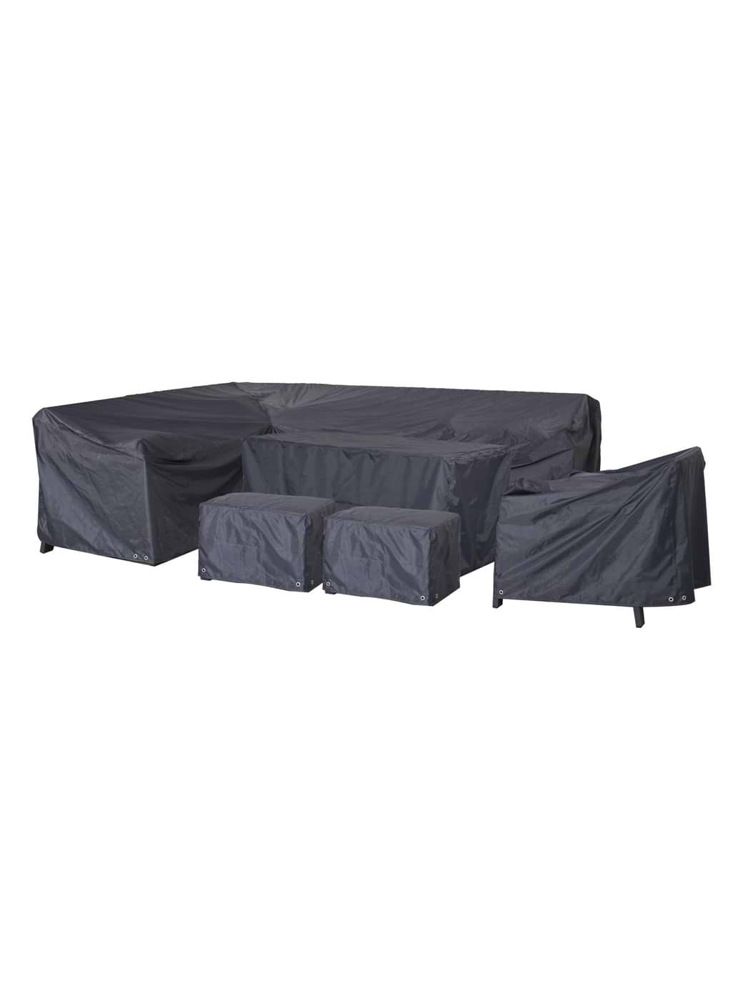 Hartman Rio Rectangular Casual Dining Set Covers Grey