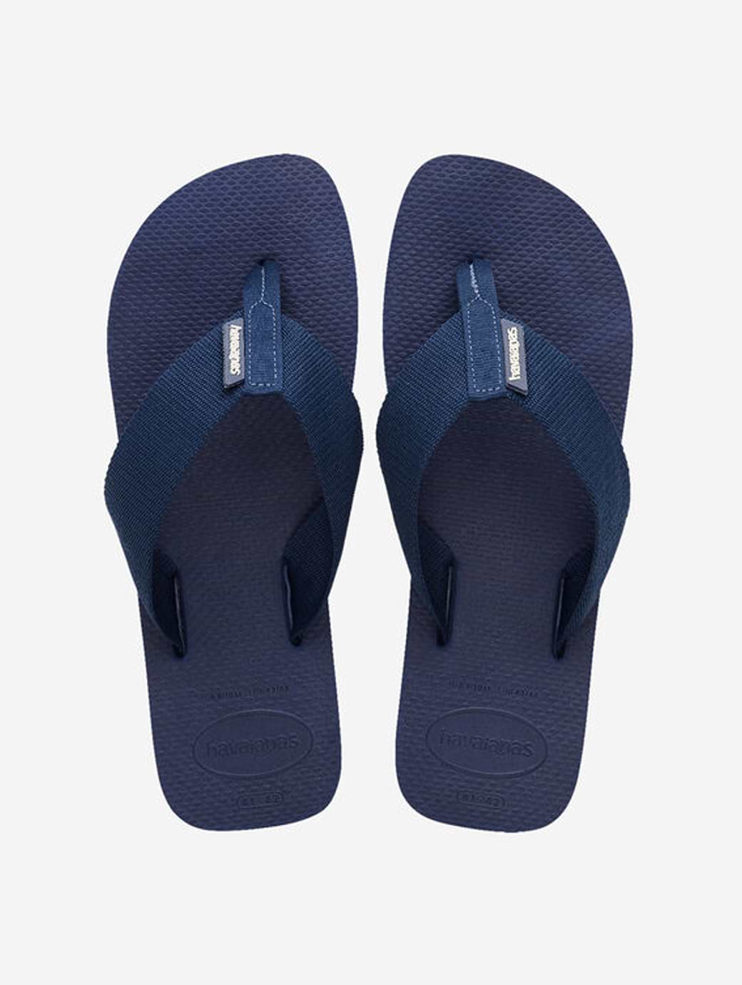 Havaianas Men's Urban Basic Material Flip Flop Navy Blue