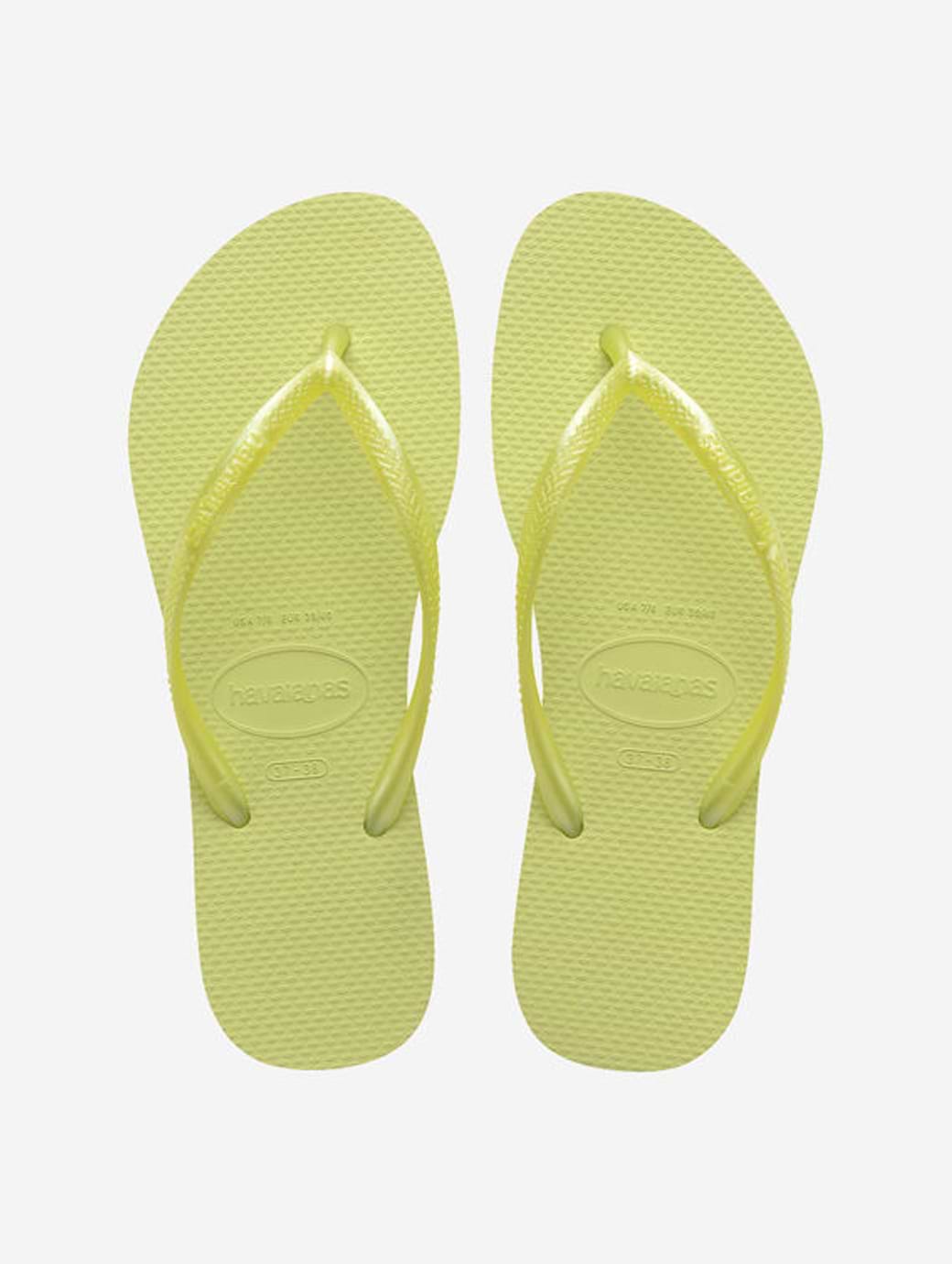 Havaianas Women's Slim Flip Flop Matcha Green