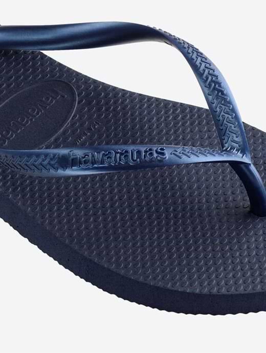Havaianas Women's Slim Flip Flops Navy Blue
