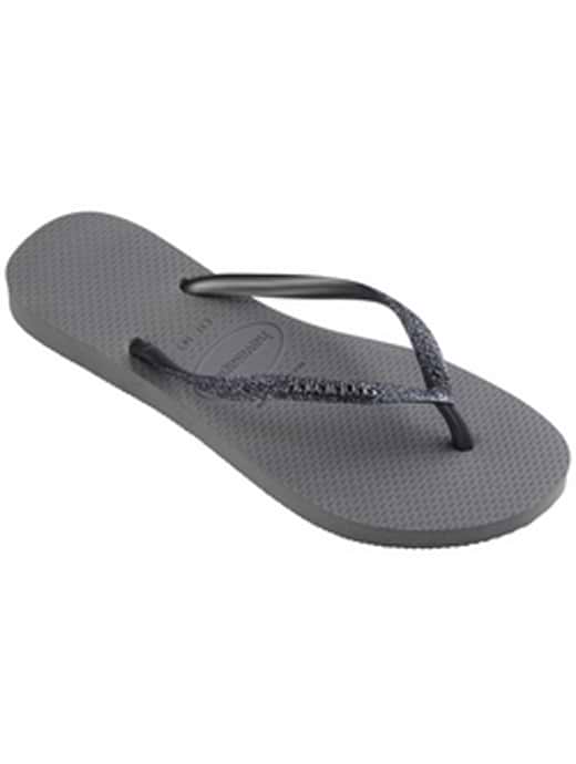 Womens gray flip flops hot sale