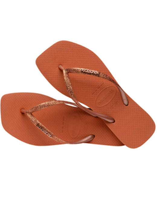Orange havaianas flip flops 2025
