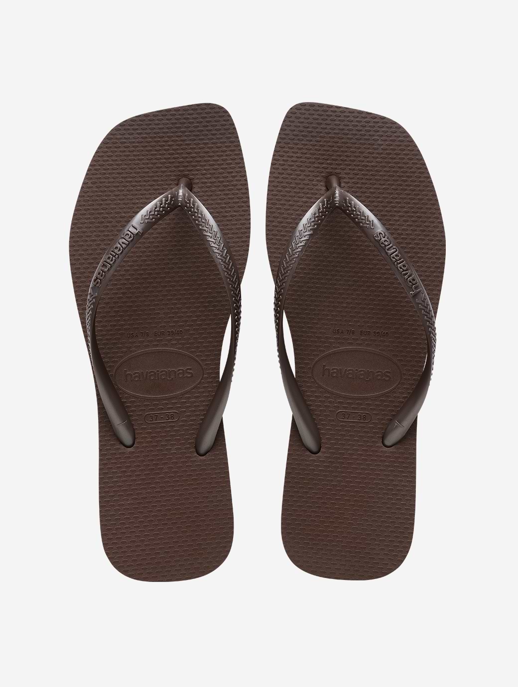 Havaianas Women's Square Flip Flop Dark Brown