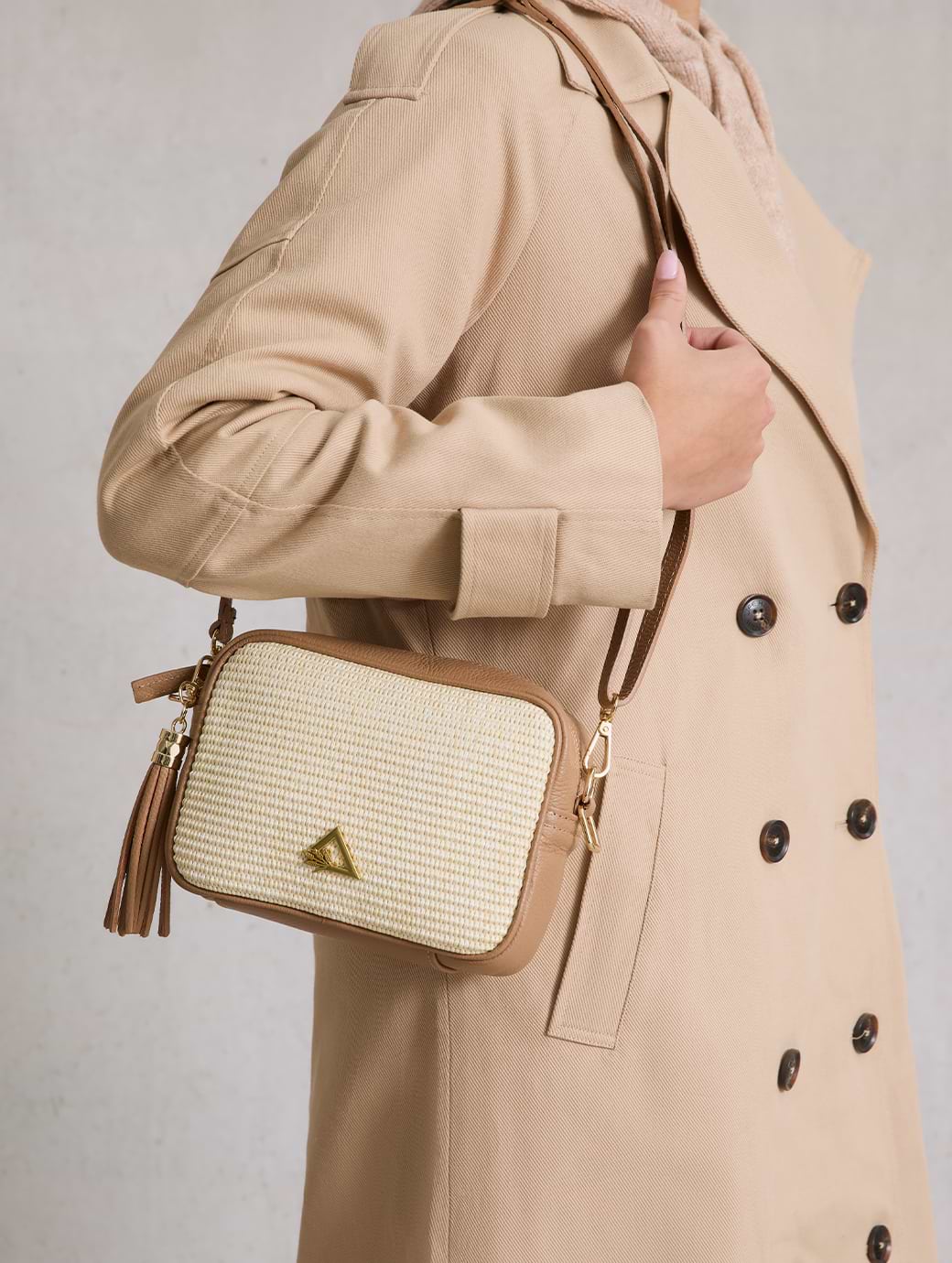 Hay Life x Elie Beaumont Camera Bag Natural/Brown