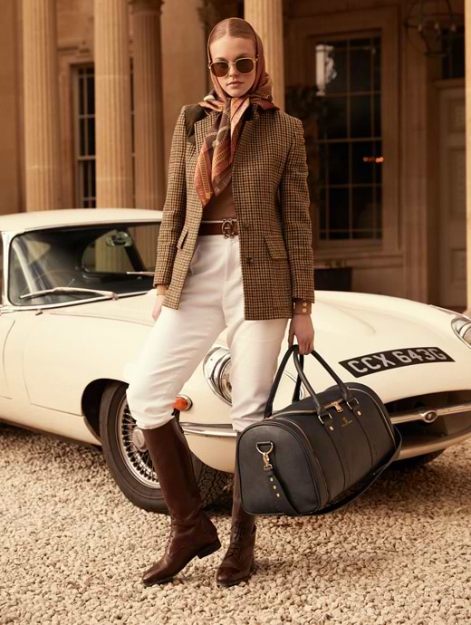 Holland Cooper Equestrian Kit/Travel Bag Ink Navy