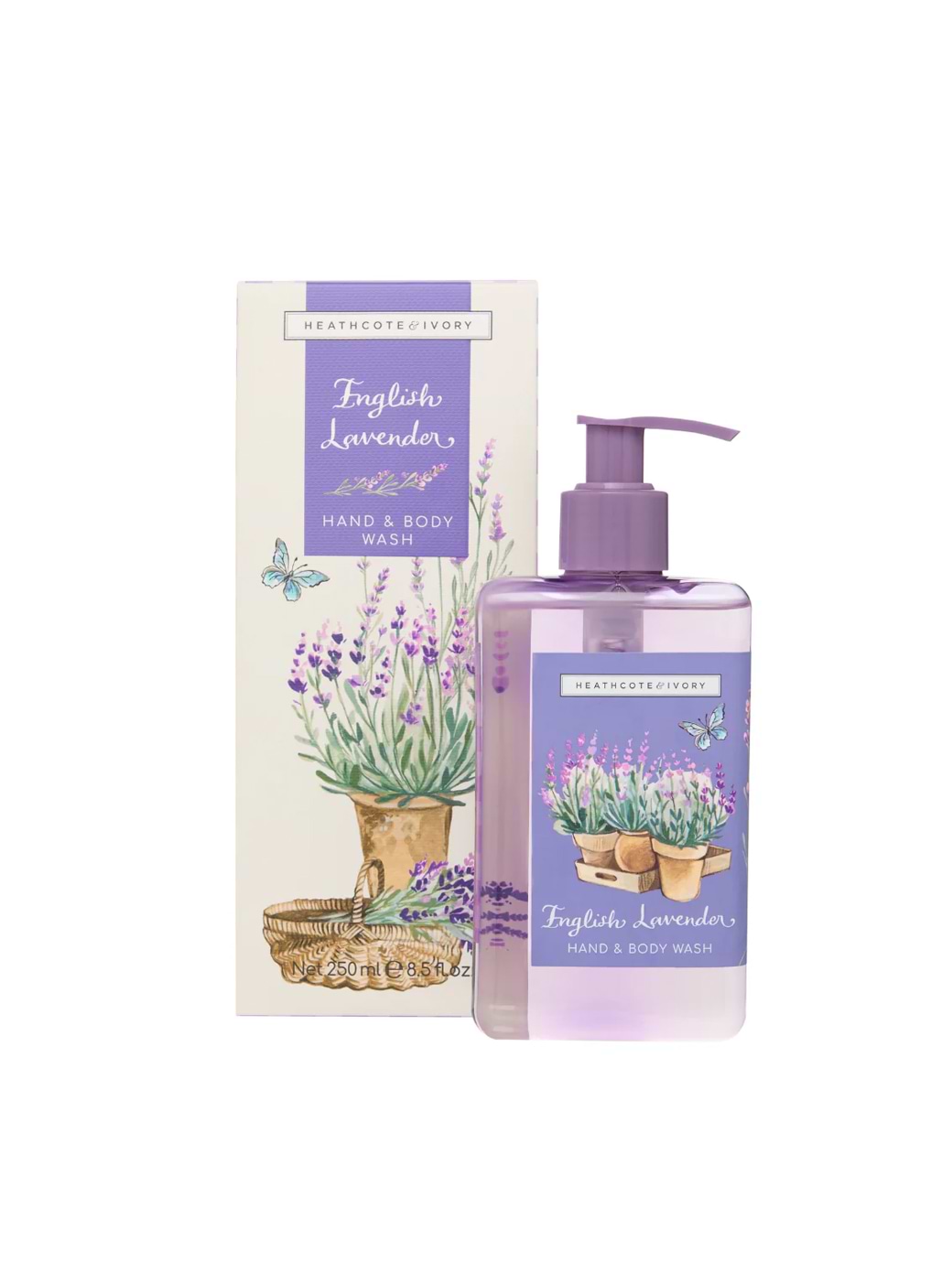Heathcote & Ivory English Lavender Hand & Body Wash