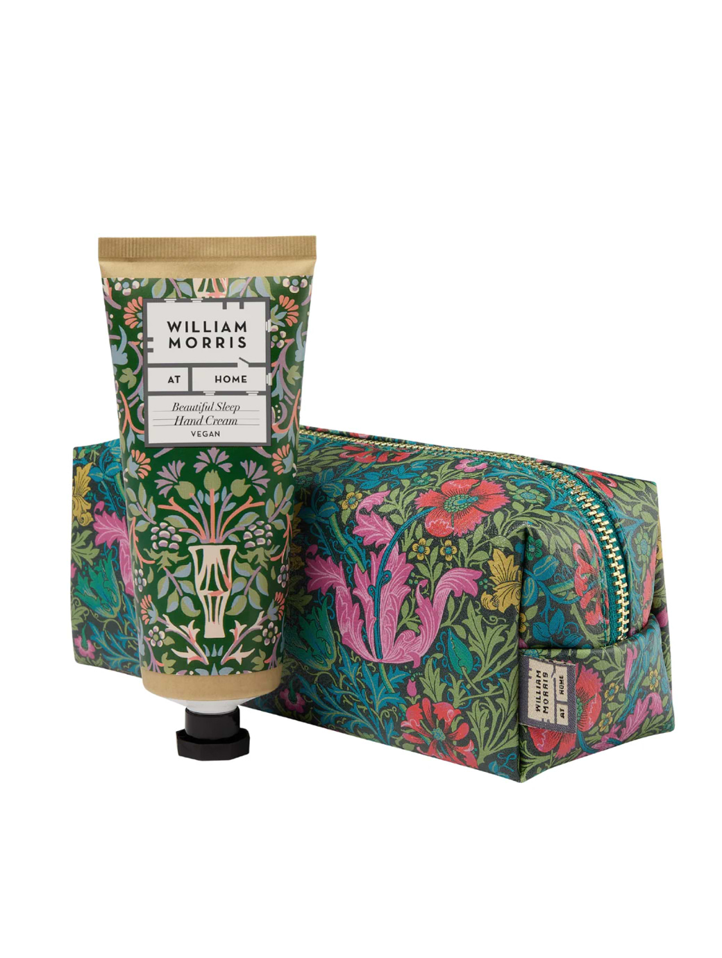 William Morris At Home Beautiful Sleep Makeup Bag and Hand Cream