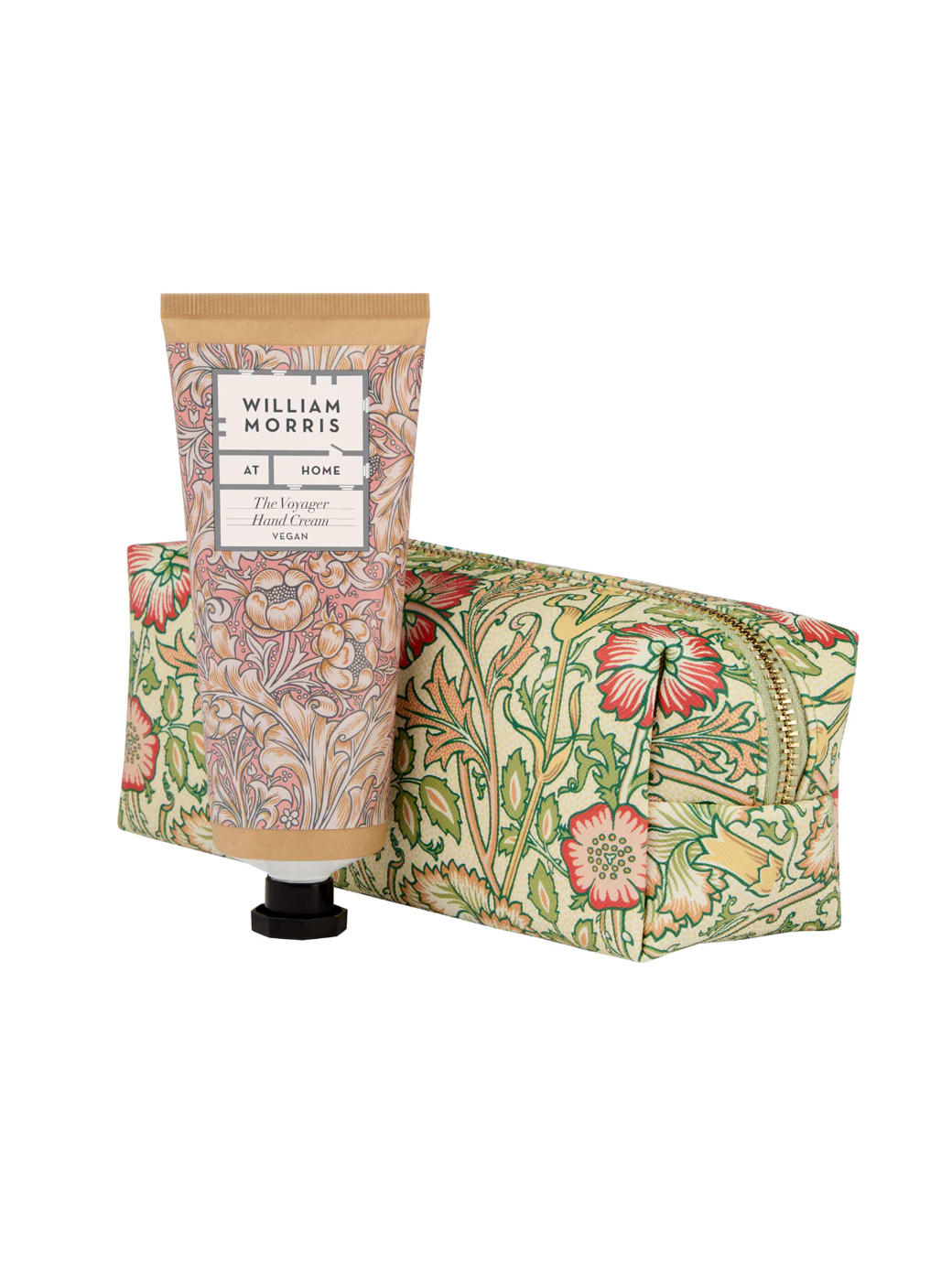 William Morris At Home The Voyager Make Up Bag With Hand Cream 100ml